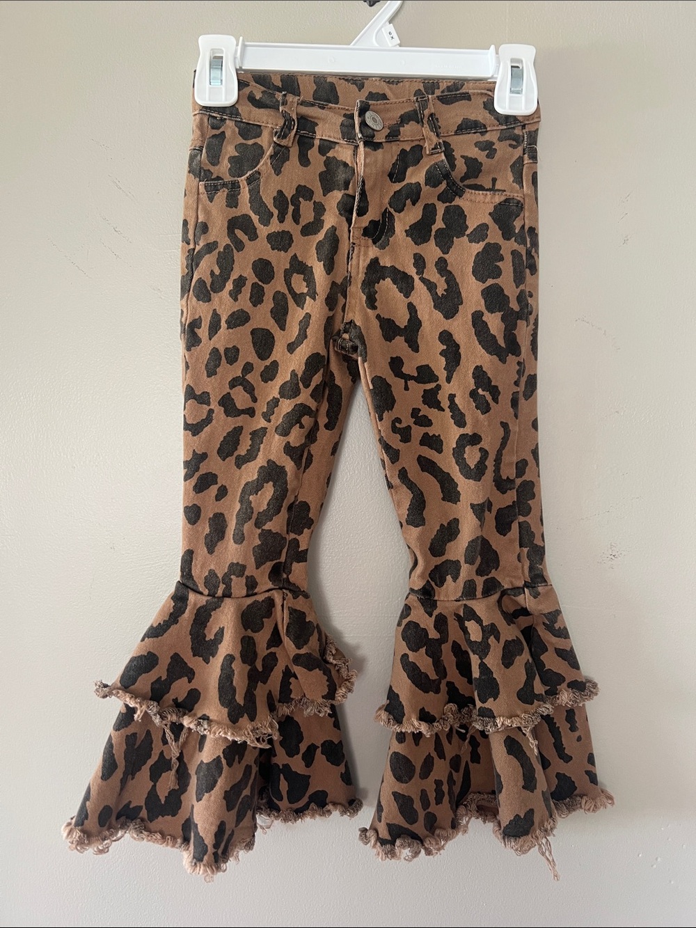 Toddler Cheetah Flare Jean 4